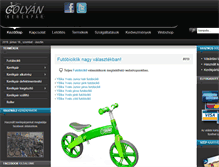 Tablet Screenshot of gobiker.hu